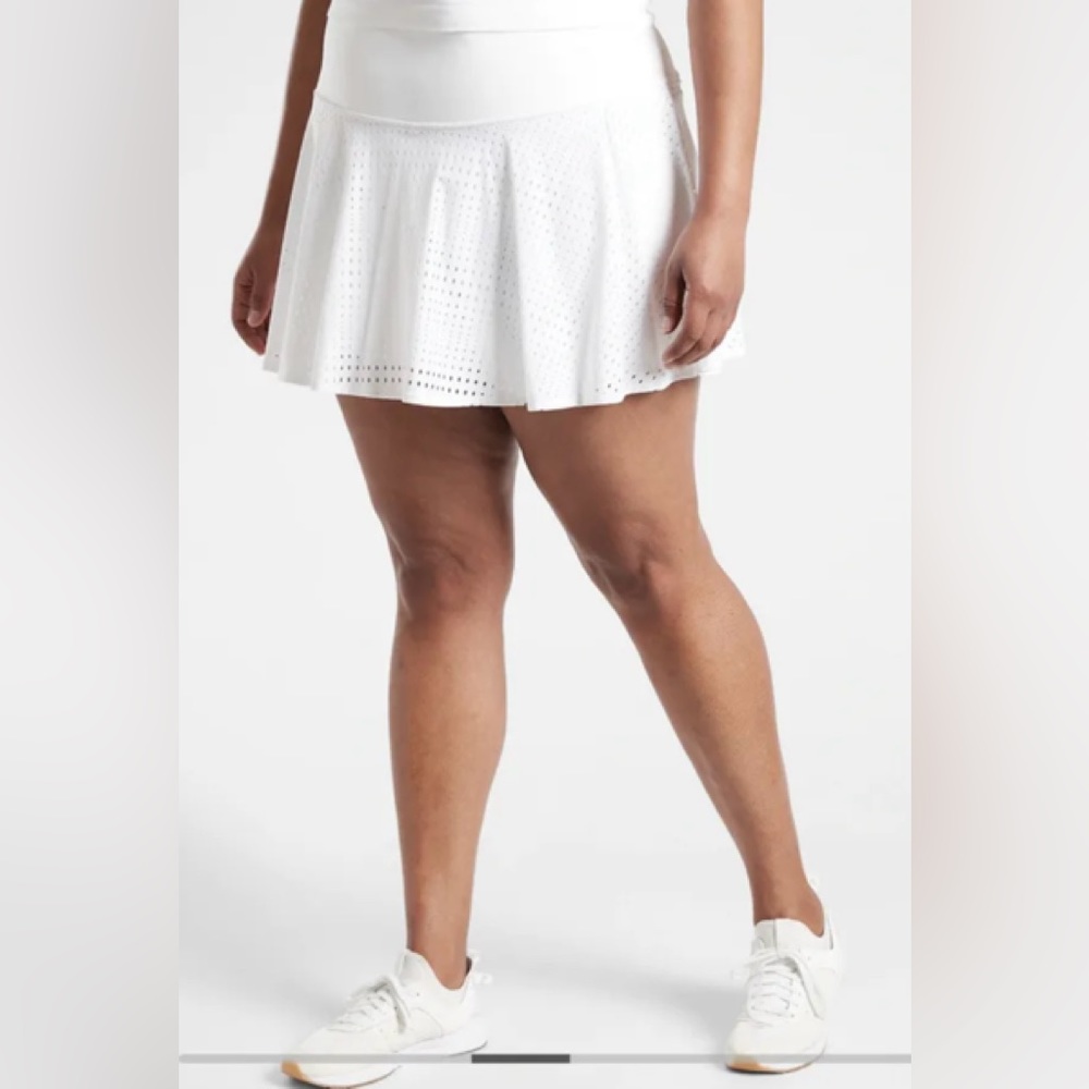 New! ATHLETA A Game Skort 14" White Size 2X #566680